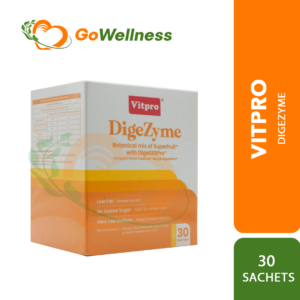 VITPRO DIGEZYME 2G X 30’S | Supports Complete Digestion | Relieves Digestive Discomfort | Enhanced Nutrient Absorption