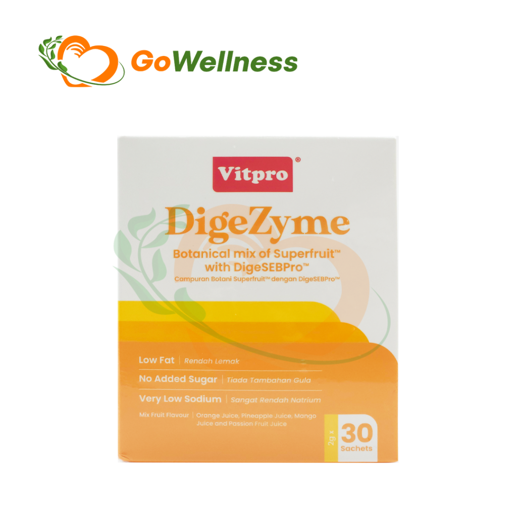 VITPRO DIGEZYME 2G X 30’S | Supports Complete Digestion | Relieves ...