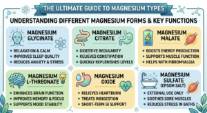 Different types of magnesium and their functions